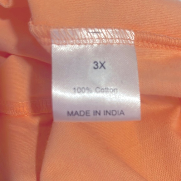 🐝 NWT Electric Pink Proverbs Honey Bee Embroidered Tee Pretty Peach Color Sz 3x - Picture 7 of 7